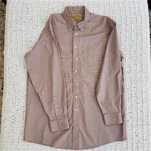 GOLD LABEL ROUNDTREE & YOURKE MEN'S DRESS SHIRT - TAN